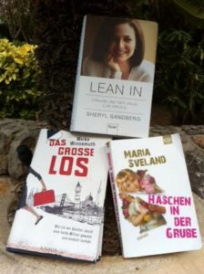 Meine drei Urlaubs-Bücher. Hier für Euch exklusiv besprochen