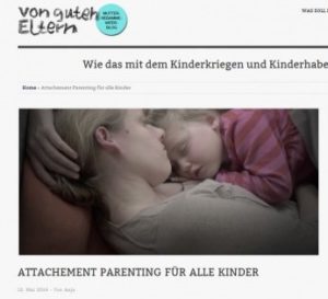 Attachment Parenting. Es geht weiter!