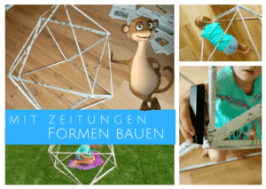 DIY-Gastbeitrag von Bloggi: Wie man mit Zeitungen tolle Formen baut